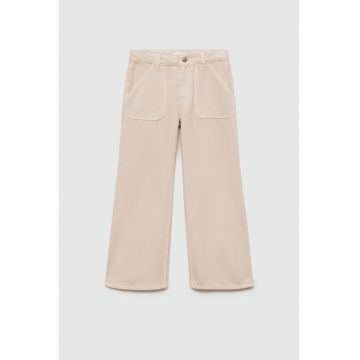 Blugi culotte cu croiala dreapta