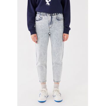 Blugi mom fit crop