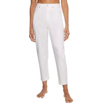 Blugi mom fit cu talie inalta