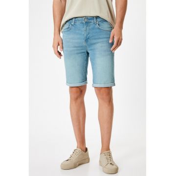 Bermude slim-fit din denim
