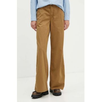 Levi's jeansi femei, culoarea maro, A8700 Levi's jeansi femei, culoarea maro, A8700