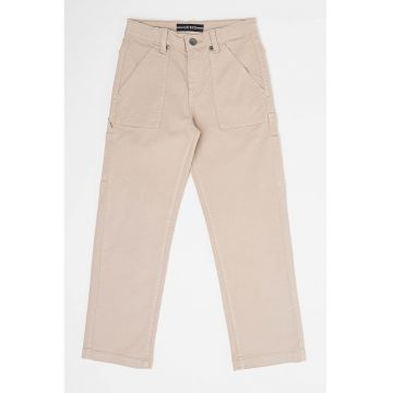 Pantaloni cargo cu talie medie