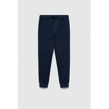 Pantaloni de trening din bumbac cu snur