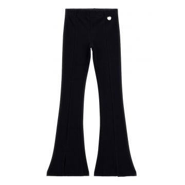 GUESS - Pantaloni evazati cu talie inalta