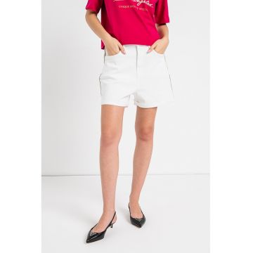 Pantaloni scurti din denim cu talie inalta Manola