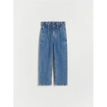 Reserved - Blugi baggy - albastru