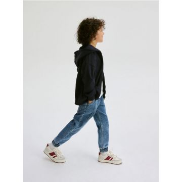 Reserved - Blugi jogger elastici - albastru