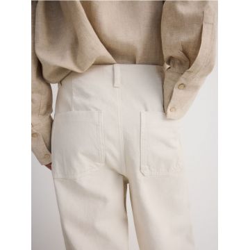 Reserved - Fustă-pantalon din denim - nude