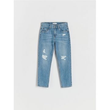 Reserved - GIRLS` JEANS TROUSERS - albastru