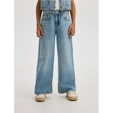 Reserved - GIRLS` JEANS TROUSERS - albastru