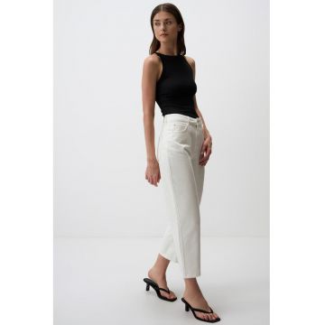 Blugi crop relaxed fit