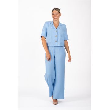 Pantaloni LaDonna bleu lejeri cu buzunare Pantaloni LaDonna bleu lejeri cu buzunare