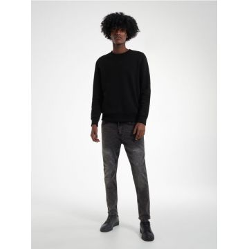 Reserved - Blugi skinny cu efect prespălat - gri deschis