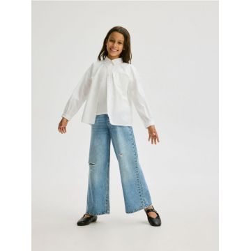 Reserved - GIRLS` JEANS TROUSERS - albastru