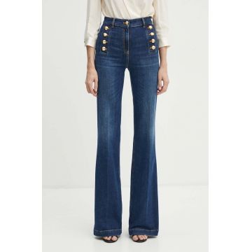 Elisabetta Franchi jeansi femei high waist, PJ67D46E2