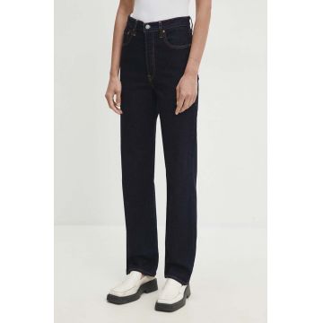 Levi's jeansi RIBCAGE FULL LENGTH femei high waist, 79078