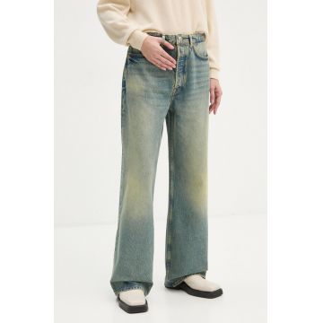 Samsoe Samsoe jeansi SHELLY femei high waist, F24300133