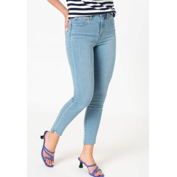 Blugi skinny cu talie inalta