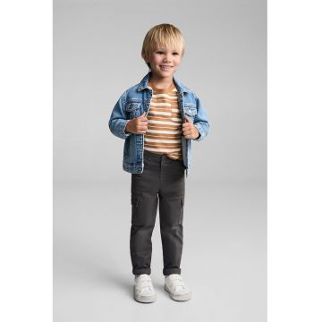 Pantaloni cargo cu talie elastica