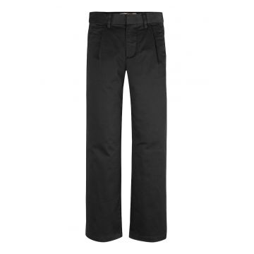 Pantaloni din amestec de bumbac cu logo
