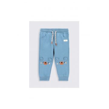 Pantaloni lungi -  301159506 - Bumbac - Albastru