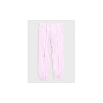 Pantaloni lungi -  301253464 - Bumbac - Violet
