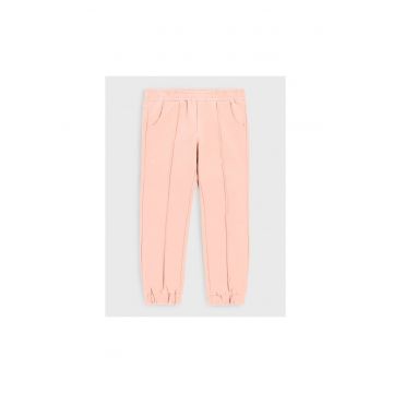 Pantaloni lungi -  301256434 - Bumbac - Roz