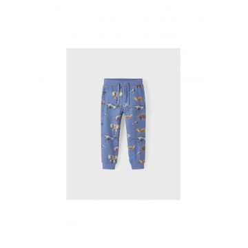 Pantaloni lungi -  301468714 - Bumbac organic - Elastan - Albastru