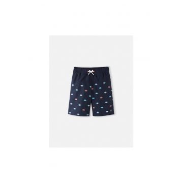 Pantaloni lungi -  301789123 - Poliester - Albastru marin