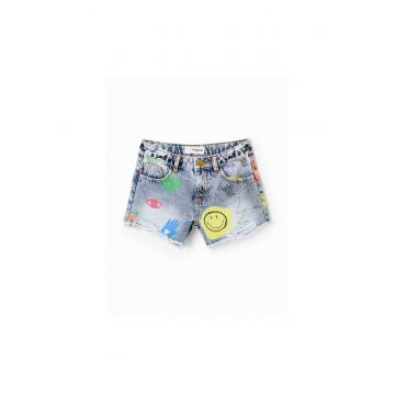 Pantaloni lungi -  302006847 - Bumbac - Albastru
