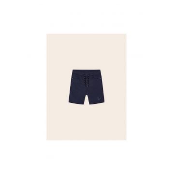 Pantaloni lungi -  302027996 - Bumbac - Elastan - Albastru marin