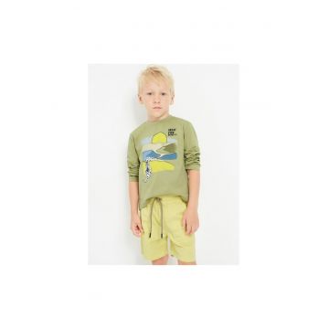 Pantaloni lungi -  302028009 - Bumbac - Elastan - Galben
