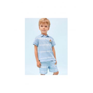 Pantaloni lungi -  302028245 - Bumbac - Albastru