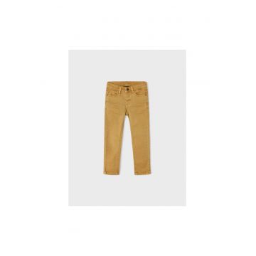 Pantaloni lungi -  302028955 - Bumbac - Elastan - Bej