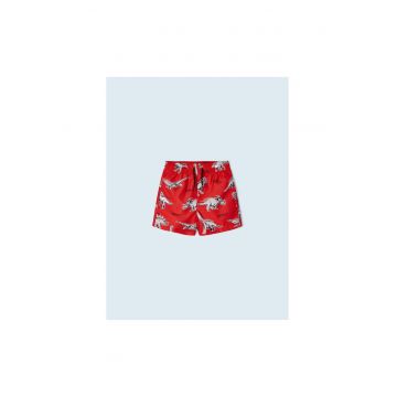 Pantaloni lungi -  302029716 - Poliester - Rosu