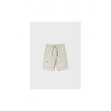 Pantaloni lungi -  302031382 - Bumbac - Poliester - Ecru