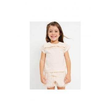 Pantaloni lungi -  302069415 - Bumbac - Bej