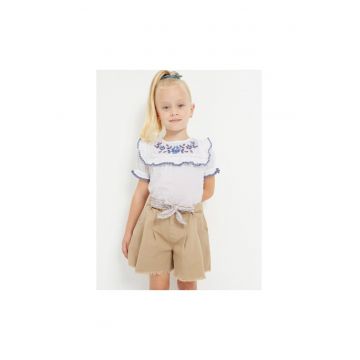 Pantaloni lungi -  302069453 - Bumbac - Bej
