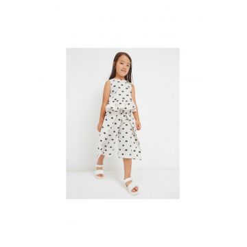 Pantaloni lungi -  302073184 - Bumbac - Bej