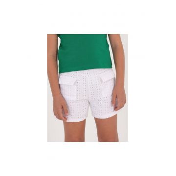 Pantaloni lungi -  302081974 - Bumbac - Alb