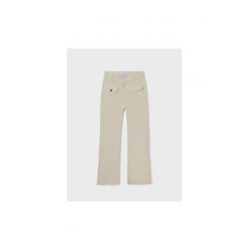 Pantaloni lungi -  302083220 - Bumbac - Bej