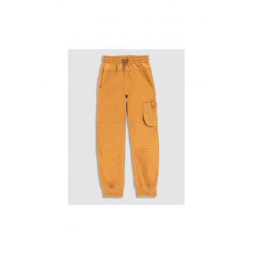 Pantaloni lungi -  302614448 - Bumbac - Galben