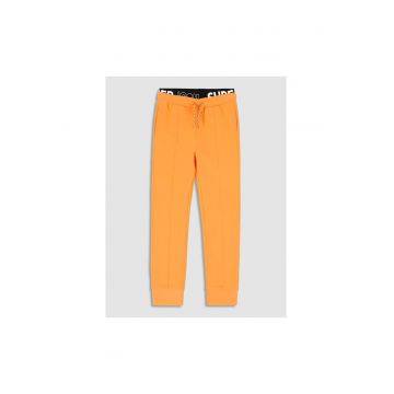 Pantaloni lungi -  302629541 - Bumbac - Portocaliu
