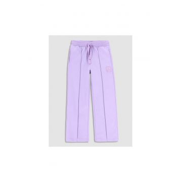 Pantaloni lungi -  302630035 - Bumbac - Violet