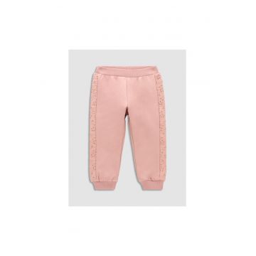 Pantaloni lungi -  302631810 - Bumbac - Roz