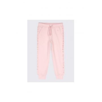Pantaloni lungi -  302634231 - Bumbac - Roz