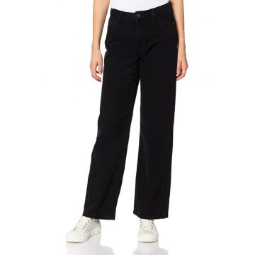 Blugi regular fit - wide-leg - negru - W25 / L32