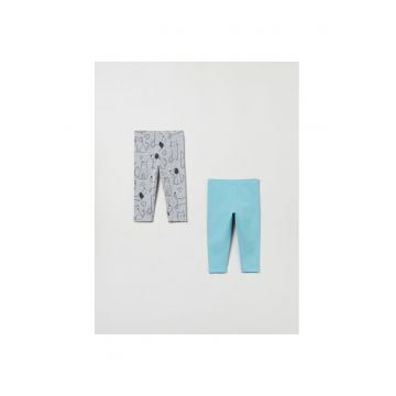 Colanti copii -  326609 - Verde/Gri - Bumbac