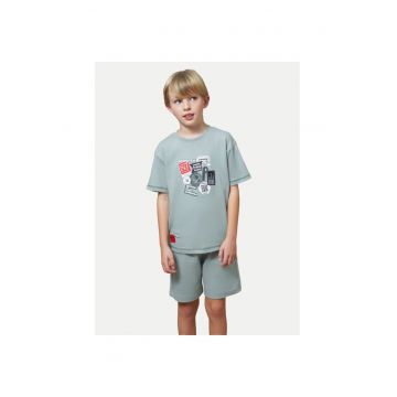 Pantaloni copii -  139635 - Albastru - Bumbac