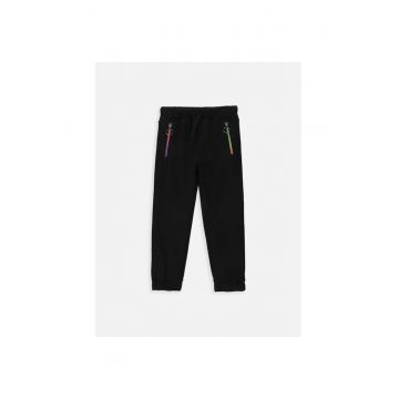 Pantaloni copii -  48210 - Negru - Bumbac